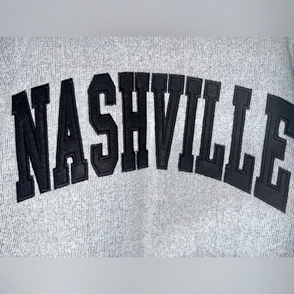 Nashville Crewneck Sweater in Light Gray - Picture 3 of 9
